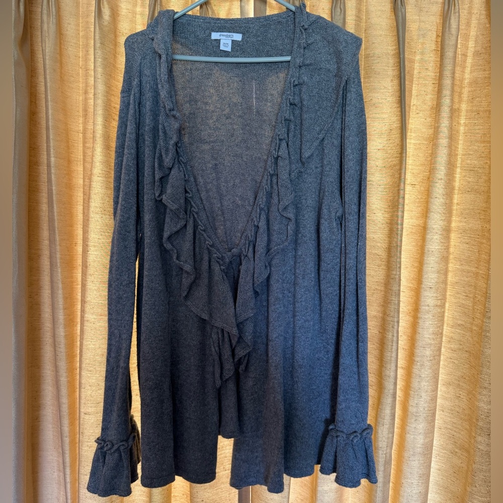Dressbarn Heather Gray Knit Sweater